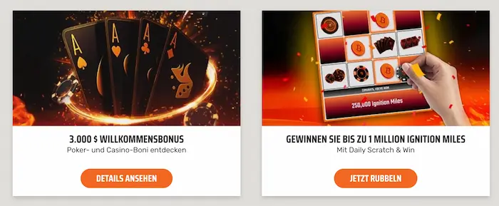 Ignition Anmeldung prom